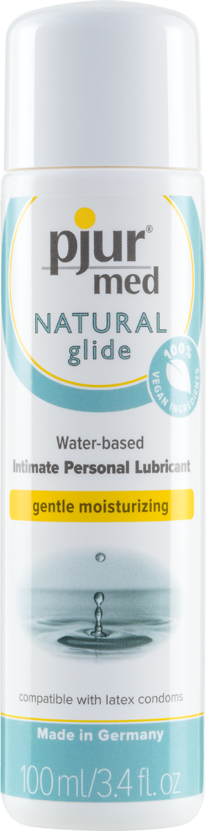 Pjur Med NATURAL Glide 3.4 oz Water-Based Intimate Personal Lubricant | thevibed.com