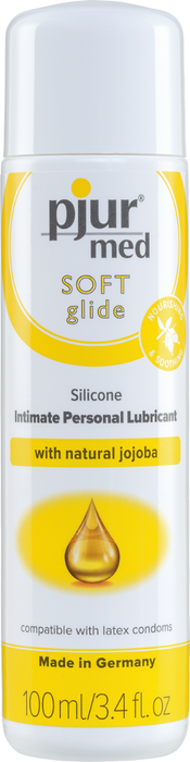 Pjur Med Soft Glide 3.4 oz Silicone Intimate Personal Lubricant | thevibed.com