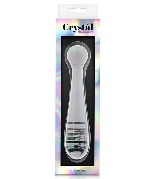 NS Novelties Crystal Pleasure Wand Glass Dildo | thevibed.com