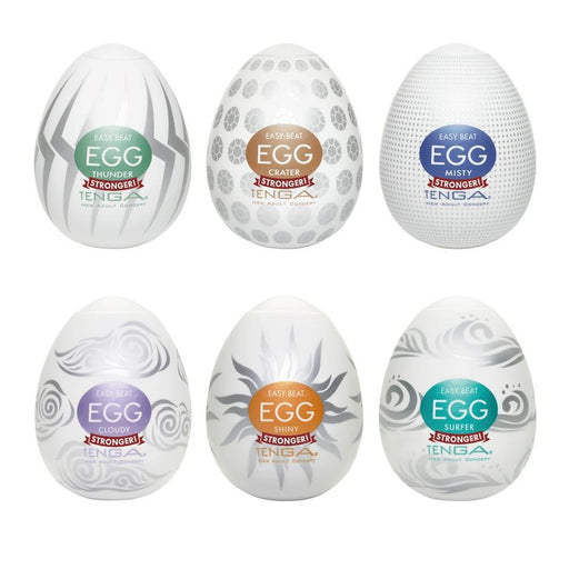 Tenga Hard Boiled 6 EGG Disposable Masturbator Variety Pack | thevibed.com