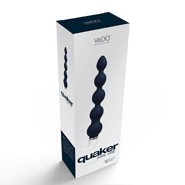 VeDo Quaker Silicone Vibrating Anal Beads | thevibed.com