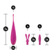 Blush Noje Quiver Vibrating Clitoral Stimulator Set | thevibed.com