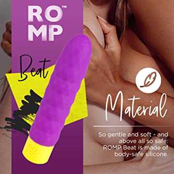 ROMP Beat Bullet Rechargeable Silicone Petite Vibrator Purple | thevibed.com
