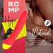 ROMP Hype G Spot Rechargeable Waterproof Silicone Vibrator Red | thevibed.com