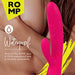 ROMP Jazz Flexible Soft Tip Rechargeable Waterproof Rabbit Vibrator Berry | thevibed.com