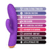 Blush Aria Electrify Dual Action Rabbit Vibrator Purple | thevibed.com