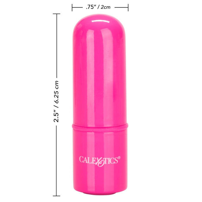 CalExotics Tiny Teasers Mini Bullet Rechargeable Waterproof Vibrator Pink | thevibed.com