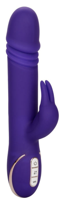 CalExotics Jack Rabbit Signature Silicone Thrusting Rabbit Purple | thevibed.com