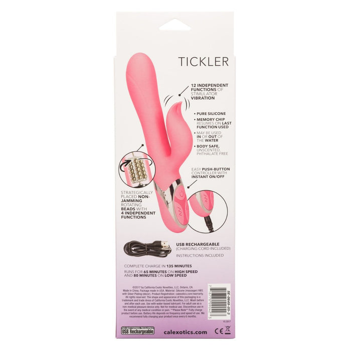 CalExotics Enchanted Tickler Rechargeable Waterproof Rabbit Vibrator | thevibed.com