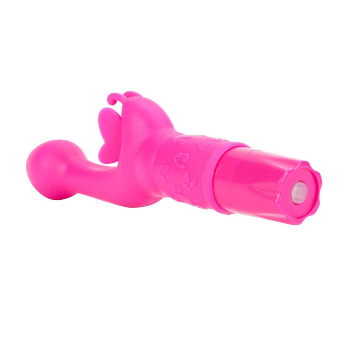 CalExotics Butterfly Kiss Dual Action Silicone Vibrator | thevibed.com