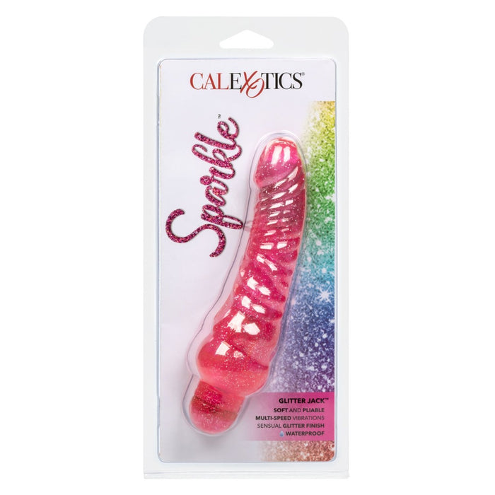 CalExotics Sparkle Glitter Jack Realistic Vibrator | thevibed.com