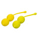 CalExotics Lemon 2 Piece Kegel Training Set | thevibed.com