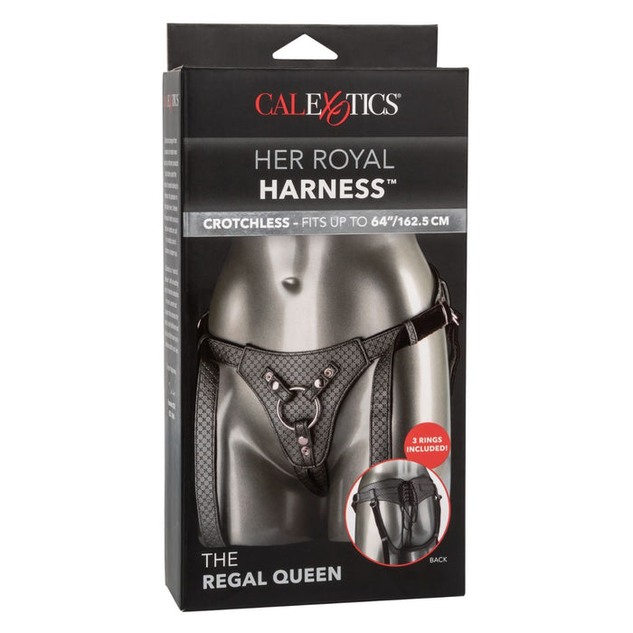 CalExotics Her Royal Harness The Regal Queen Luxury Harness | thevibed.com