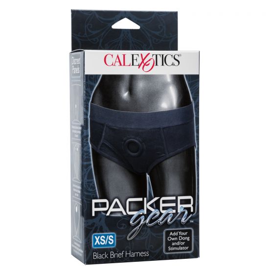 CalExotics Packer Gear Black Harness Briefs | thevibed.com
