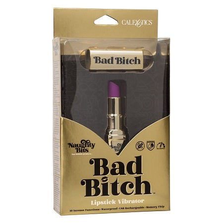 CalExotics Naughty Bits Bad Bitch Lipstick Vibrator | thevibed.com