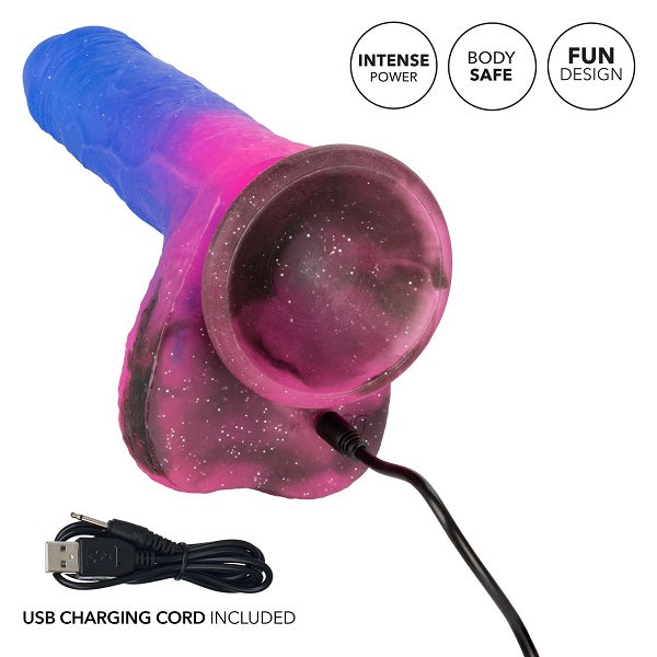 Naughty Bits Ombré Hombre Vibrating Suction Cup Dildo | thevibed.com
