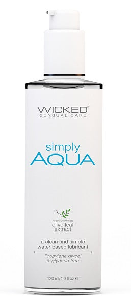 Wicked Sensual Care Simply Aqua Water-Based Personal Lubricant | thevibed.com