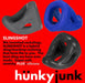 Hunkyjunk SLINGSHOT 3-Ring Teardrop Cock and Ball Sling | thevibed.com