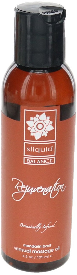 Sliquid Balance Botanically Infused Sensual Massage Oil Rejuvenation | thevibed.com