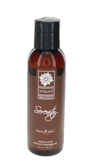 Sliquid Balance Botanically Infused Sensual Massage Oil Serenity | thevibed.com