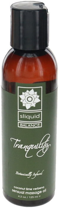 Sliquid Balance Botanically Infused Sensual Massage Oil Tranquility | thevibed.com
