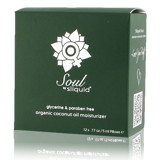 Sliquid Soul Organic Coconut Oil Moisturizer Cube 12 Sample Packs | thevibed.com