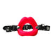 Sportsheets Silicone Lips Vegan Leather Mouth Gag | thevibed.com