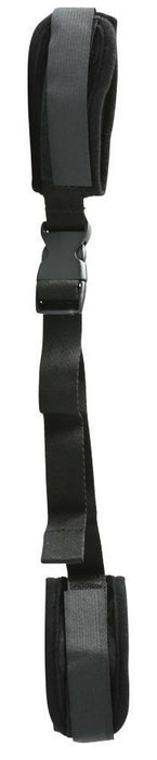 Sportsheets Sex & Mischief Adjustable Velcro Handcuffs Black | thevibed.com