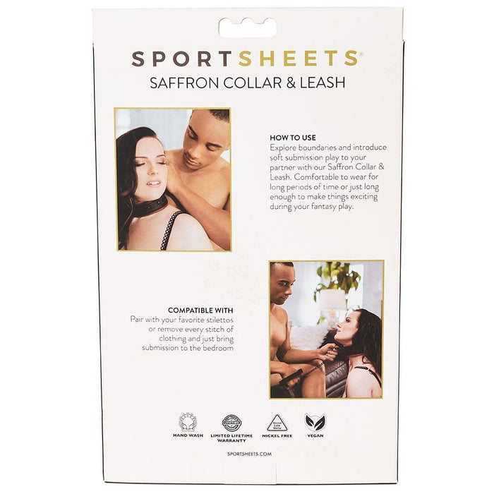 Sportsheets Saffron Collar and Leash Set | thevibed.com