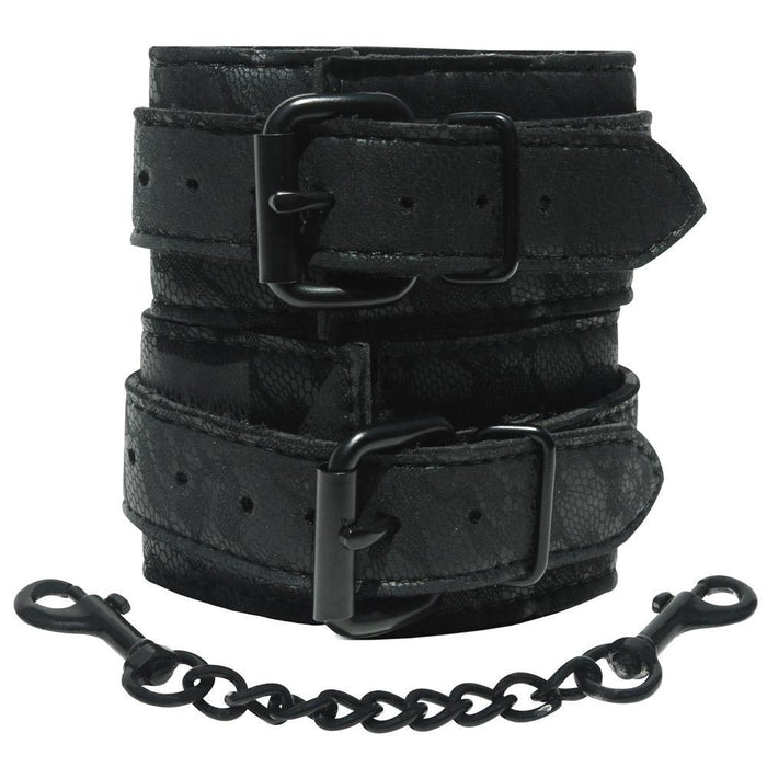 Sincerely Sportsheets Black Lace Wrist Cuffs | thevibed.com
