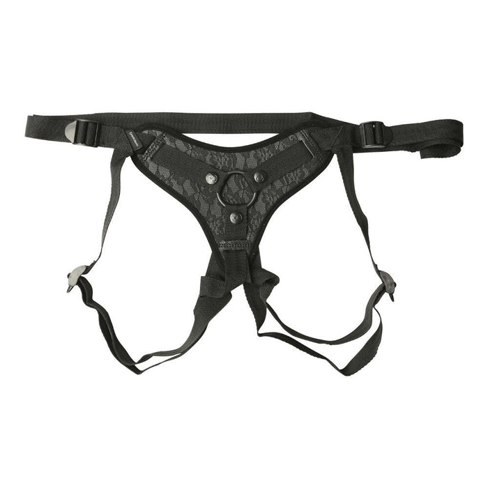 Sincerely Sportsheets Black Lace Strap-On Harness | thevibed.com