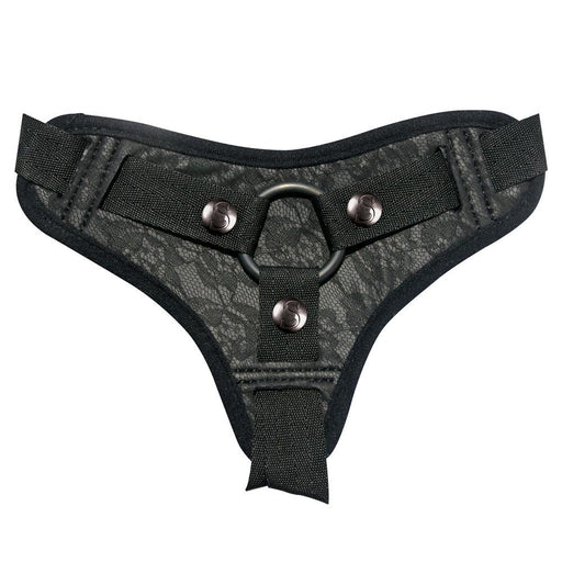 Sincerely Sportsheets Black Lace Strap-On Harness | thevibed.com