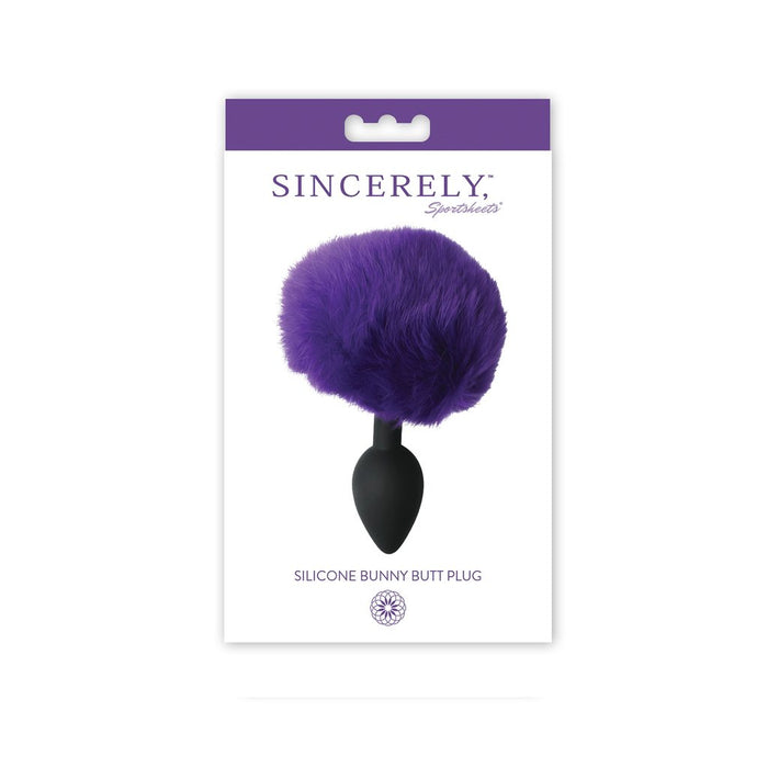 Sincerely Sportsheets Silicone Bunny Butt Plug Purple | thevibed.com