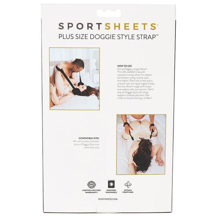 Sportsheets Plus Size Doggystyle Strap Black | thevibed.com