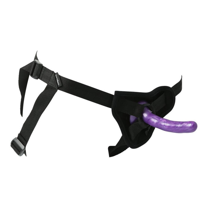 Sportsheets New Comers Beginners Strap On Set with Purple Silicone Dildo | thevibed.com