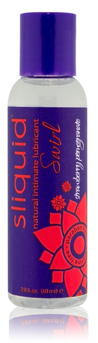 Sliquid Naturals Swirl Strawberry Pomegranate Flavored Personal Lubricant | thevibed.com