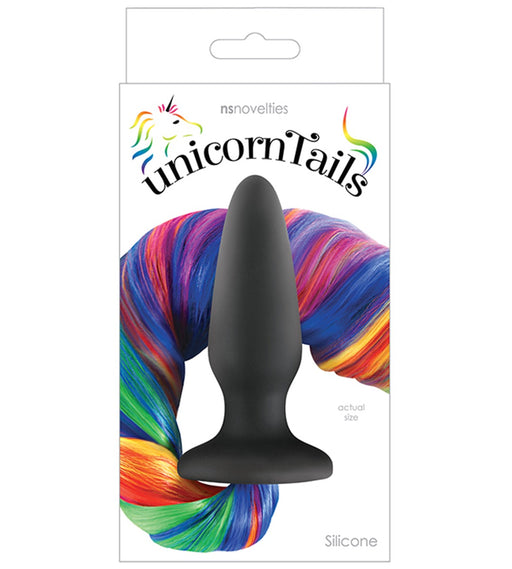 NS Novelties Unicorn Tails Rainbow Butt Plug | thevibed.com