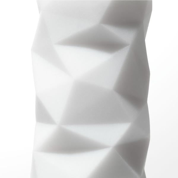 Tenga 3D Polygon Reusable Stroker White | thevibed.com