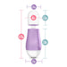 Blush Noje W2 Mini Wand Rechargeable Vibrating Massager | thevibed.com