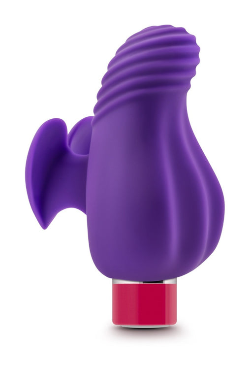 Blush Aria Mi Vibe Rechargeable Finger Vibrator Kit Plum | thevibed.com