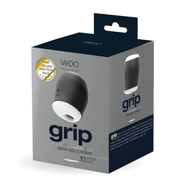 VeDO Grip Rechargeable Vibrating Stroker | thevibed.com