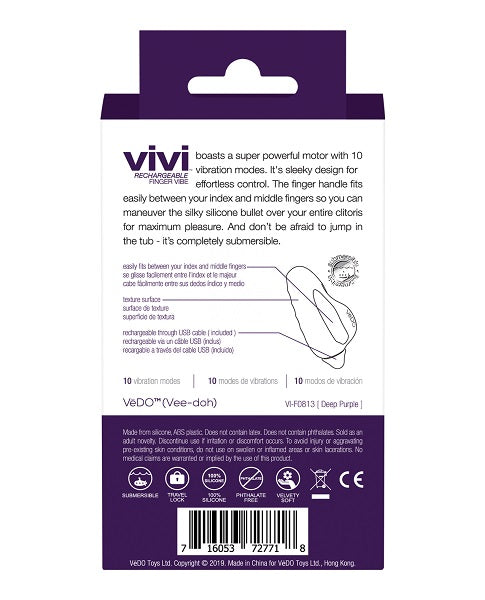 VeDO Vivi Rechargeable Finger Vibrator | thevibed.com