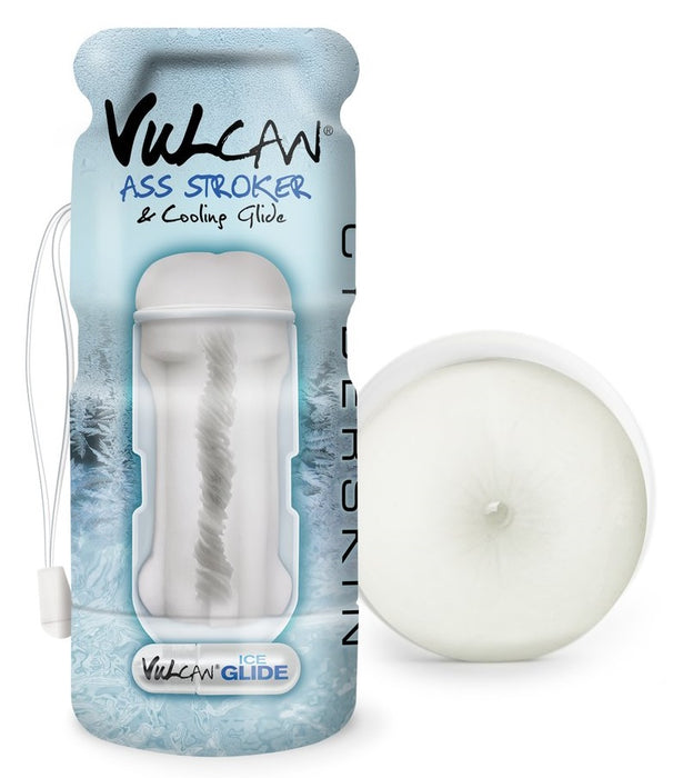 Topco Cyberskin Vulcan Frost Ass Stroker with Cooling Glide | thevibed.com