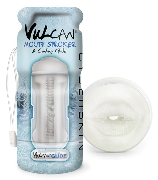 Topco Cyberskin Vulcan Frost Mouth Stroker with Cooling Glide | thevibed.com