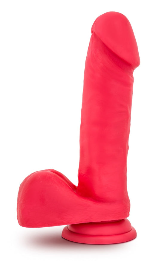 Blush Ruse Big Poppa 7.75" Silicone Suction Cup Dildo with Balls | thevibed.com