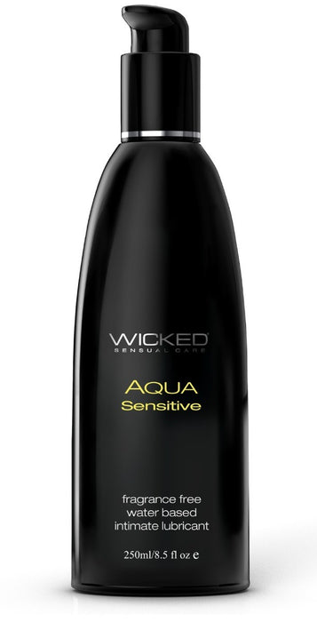 Wicked Sensual Care Aqua Sensitive Hypoallergenic Water-Based Lubricant | thevibed.com